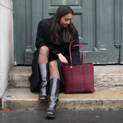 GRAND PANIER - BURGUNDY